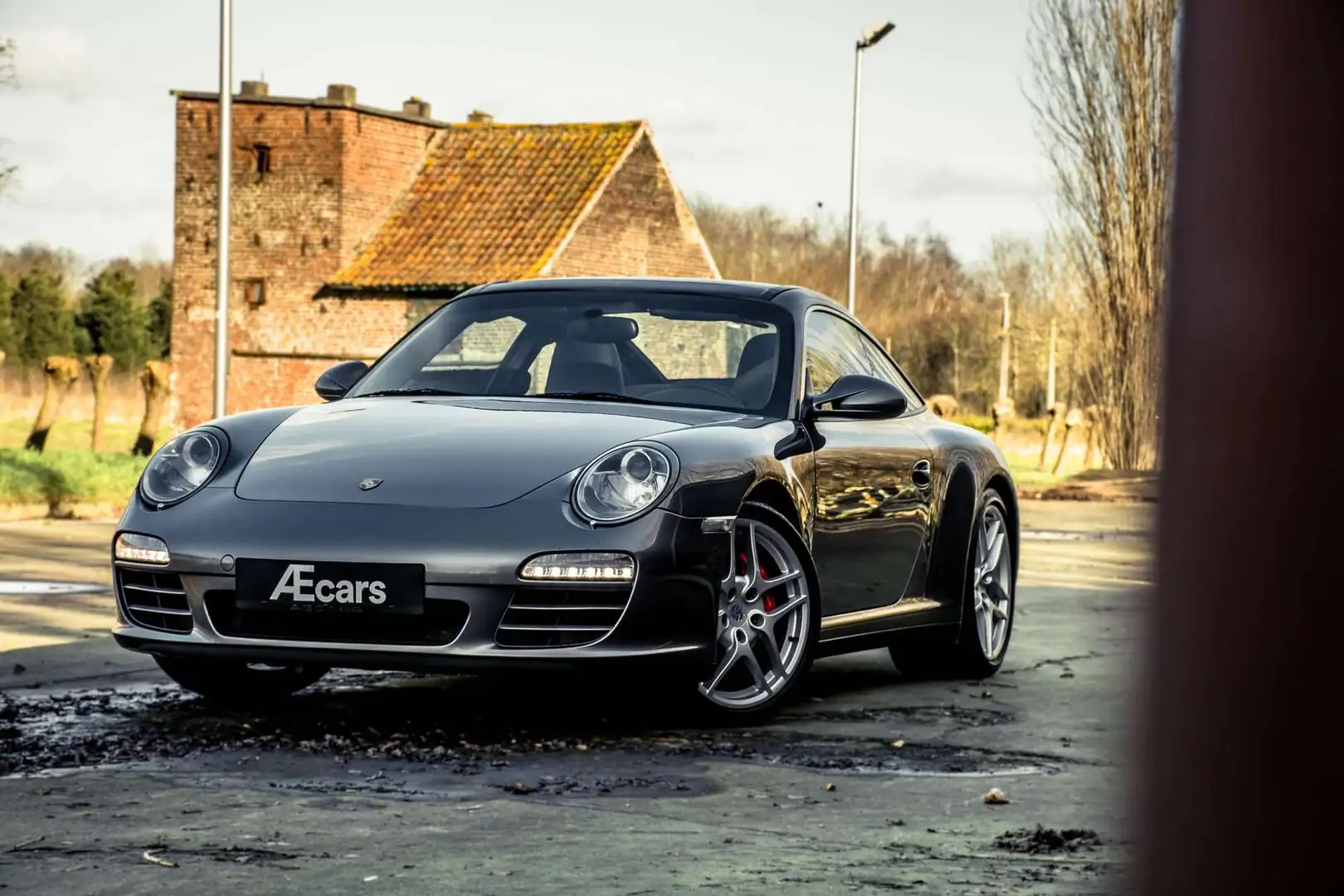 Porsche 911 997 TARGA 4S *** PDK / BELGIAN CAR / 1 OWNER *** Gris - 2