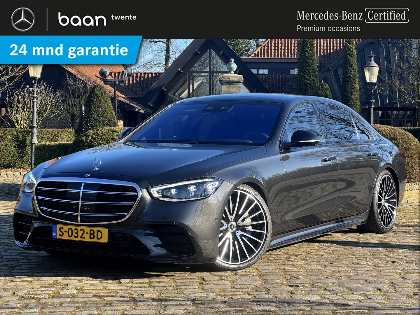 Mercedes-Benz S 580 S e Lang AMG Line | First Class Achter. | Airmatic Gris - 1