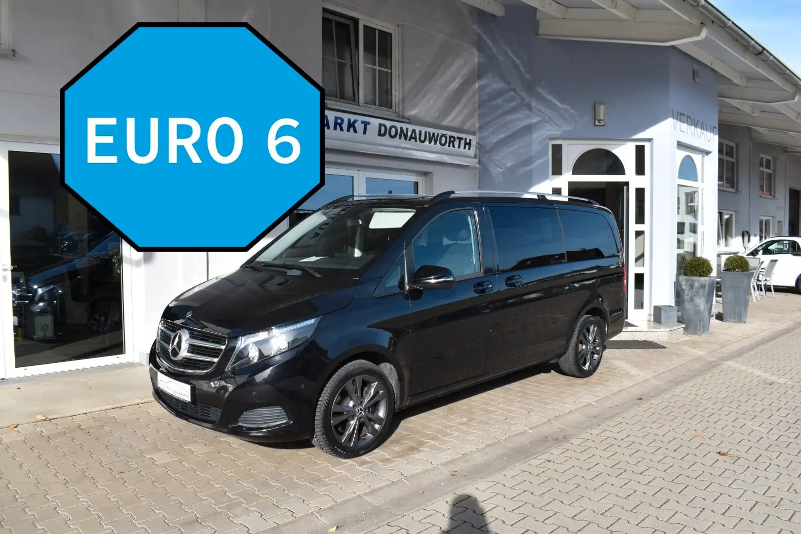 Mercedes-Benz V 220 CDI EDITION Sport lang 2 x Schiebetüre 7 S Zwart - 2