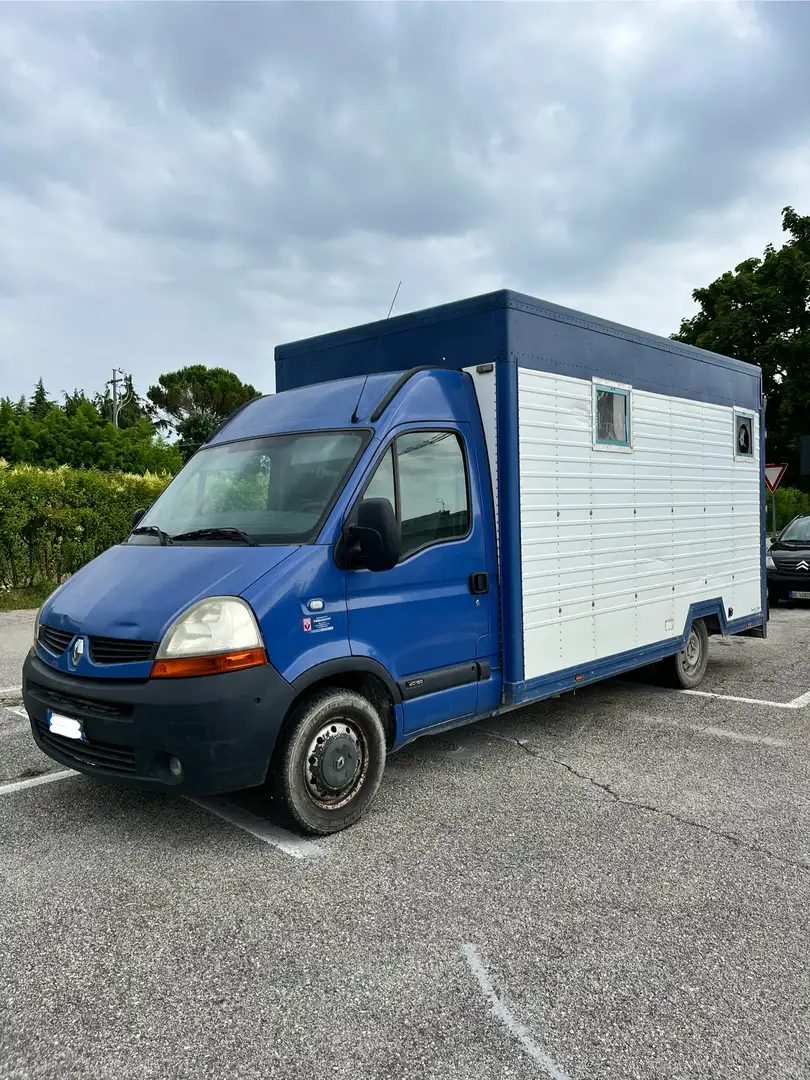 Renault Master Master 2 - Van trasporto cavalli Niebieski - 1