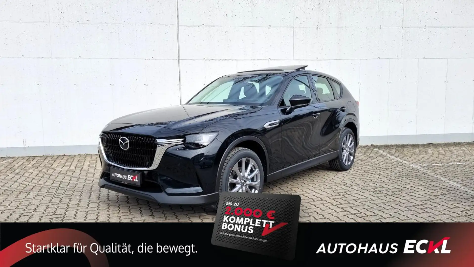 Mazda CX-60 3.3LD200PS 8AT RWD EXCLUSIVE PANO Schwarz - 1