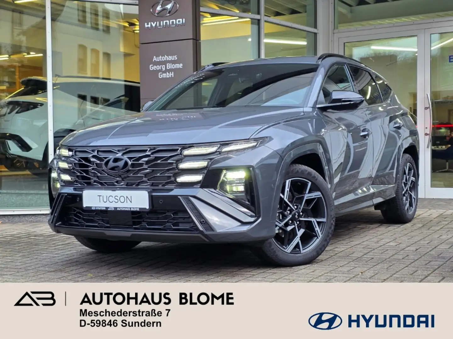 Hyundai TUCSON 1.6 T-GDI 7-DCT N LINE X, Assistenz-Paket, Memory, Grau - 1