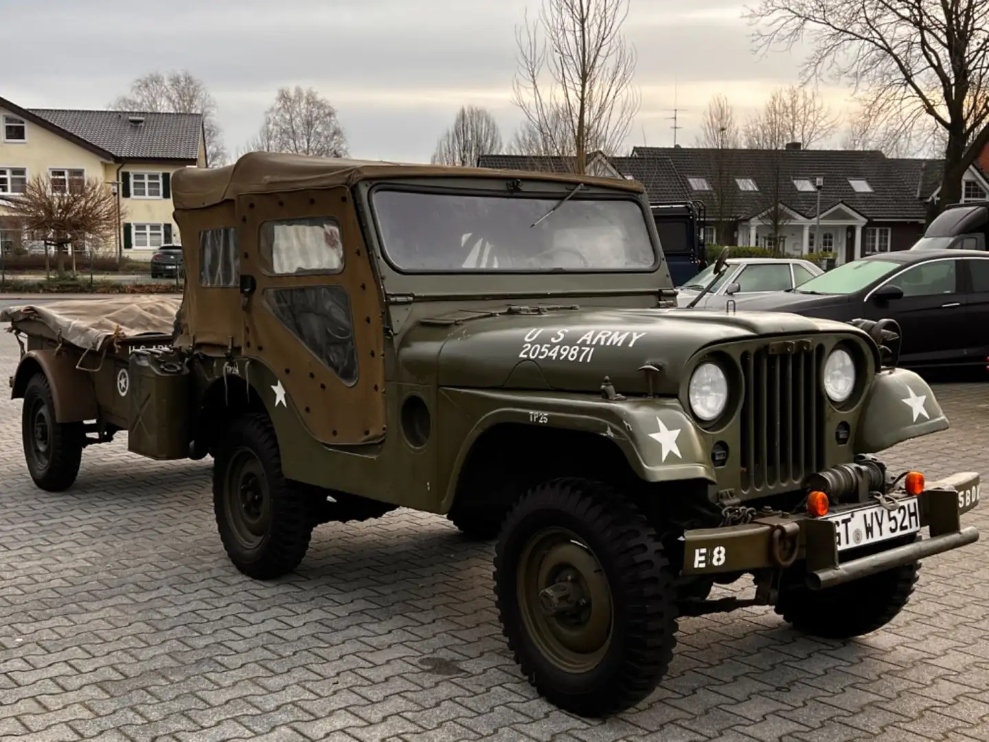 Jeep Willys JEEP & Strick Willy`s Cargo Trailer Зелений - 1