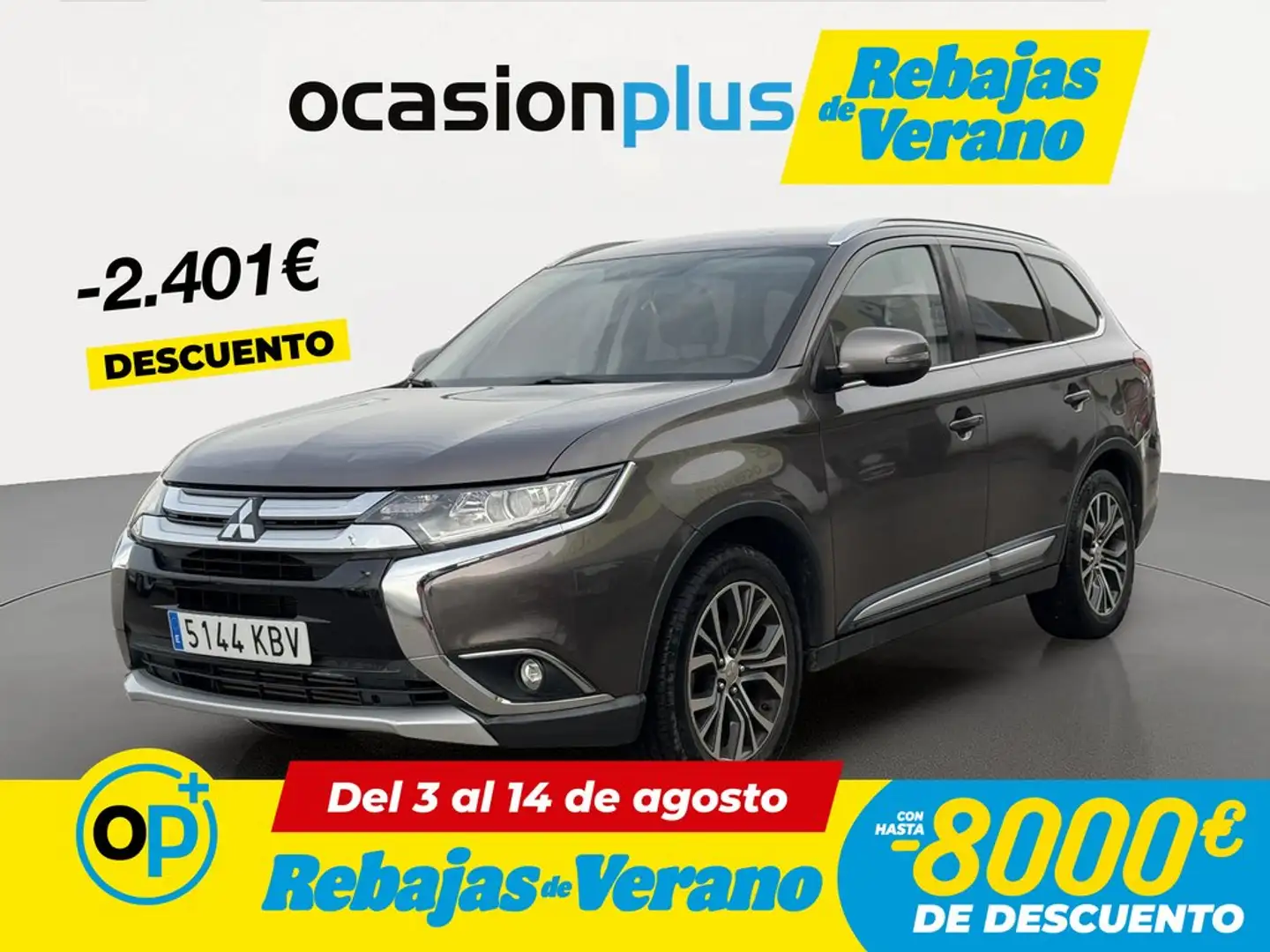 Mitsubishi Outlander 220DI-D Motion 2WD 5pl. Marrón - 1