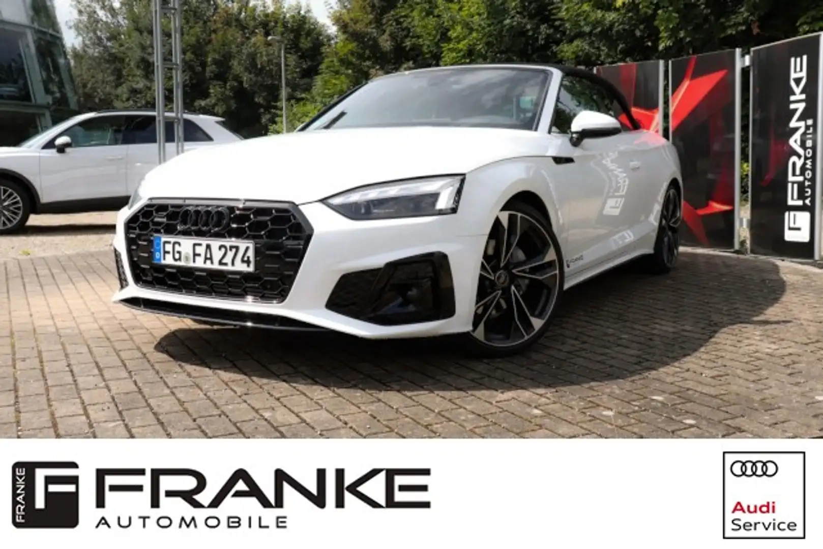 Audi A5 Cabriolet 40 TFSI quattro S line Klima Weiß - 1