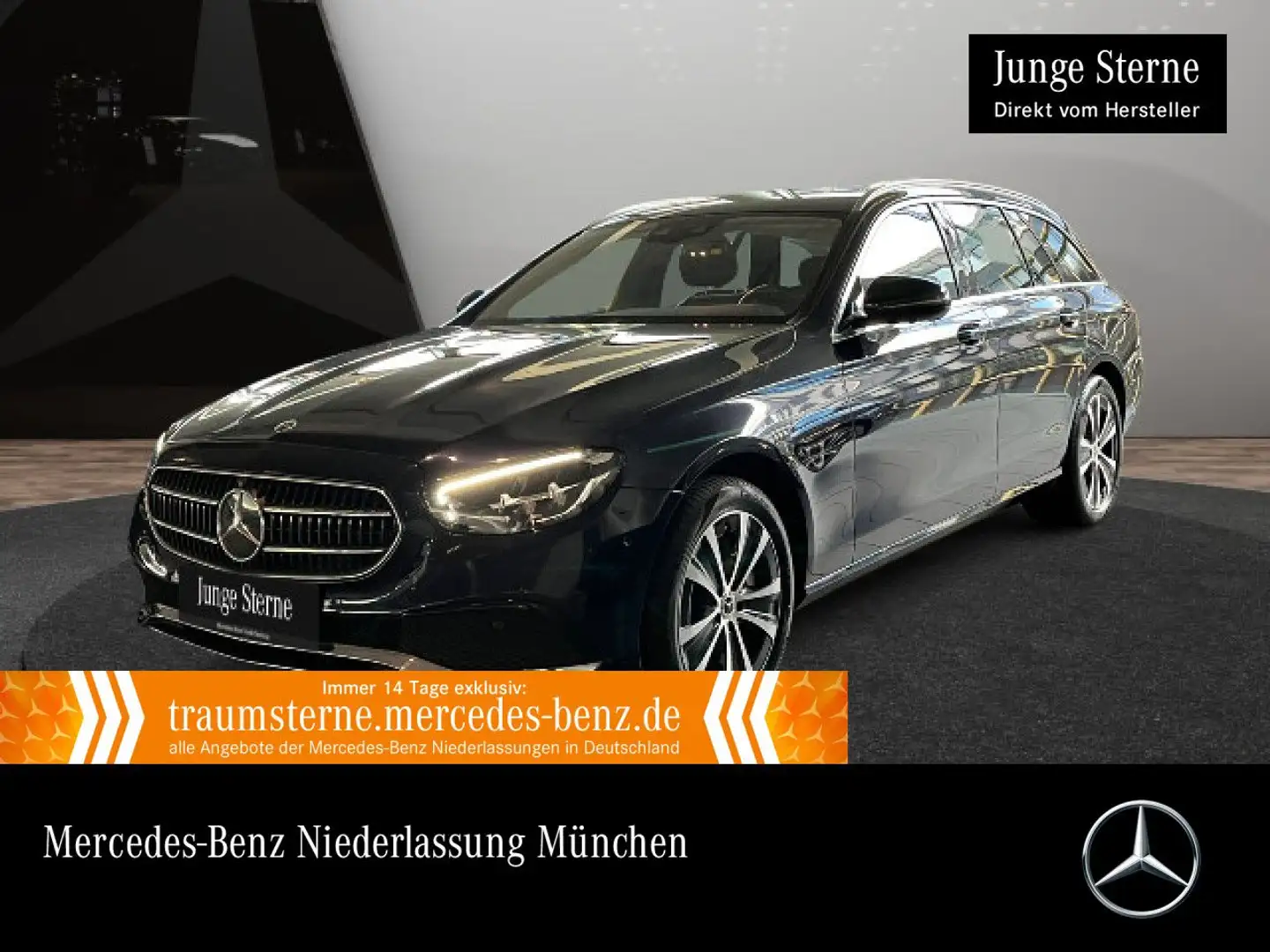 Mercedes-Benz E 300 de T 4M AVANTG+360+AHK+LED+9G Blau - 1
