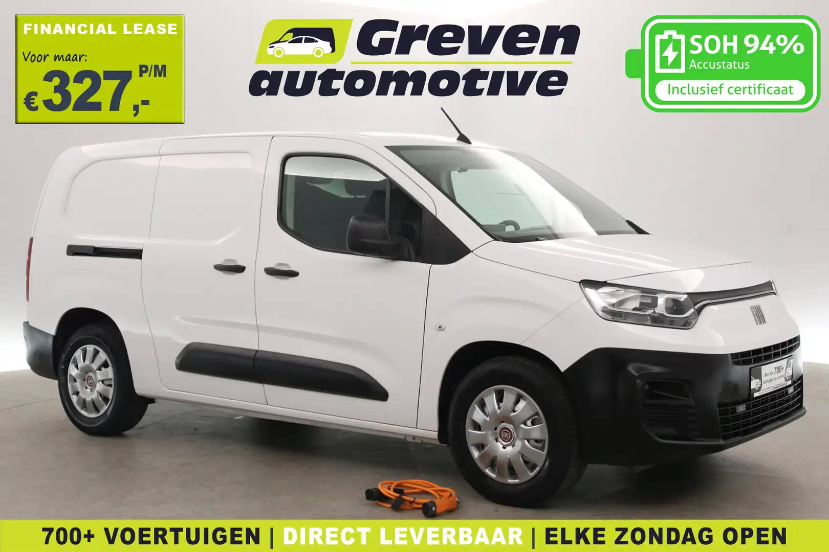 Opel Combo-e Fiat e-Doblo 50 kWh L2 | Snelladen | SOH 94% | Air Weiß - 1