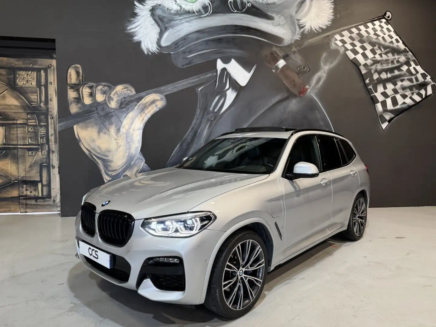 BMW X3 xDrive30e 292ch M Sport BVA8 Toit ouvrant Grijs - 2