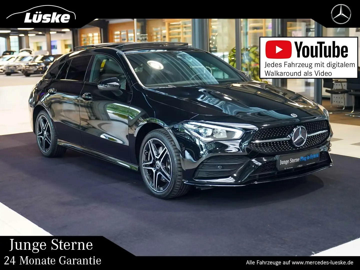 Mercedes-Benz CLA 250 CLA 250 e SB AMG Line Night Pano Kamera AHK DAB Schwarz - 1