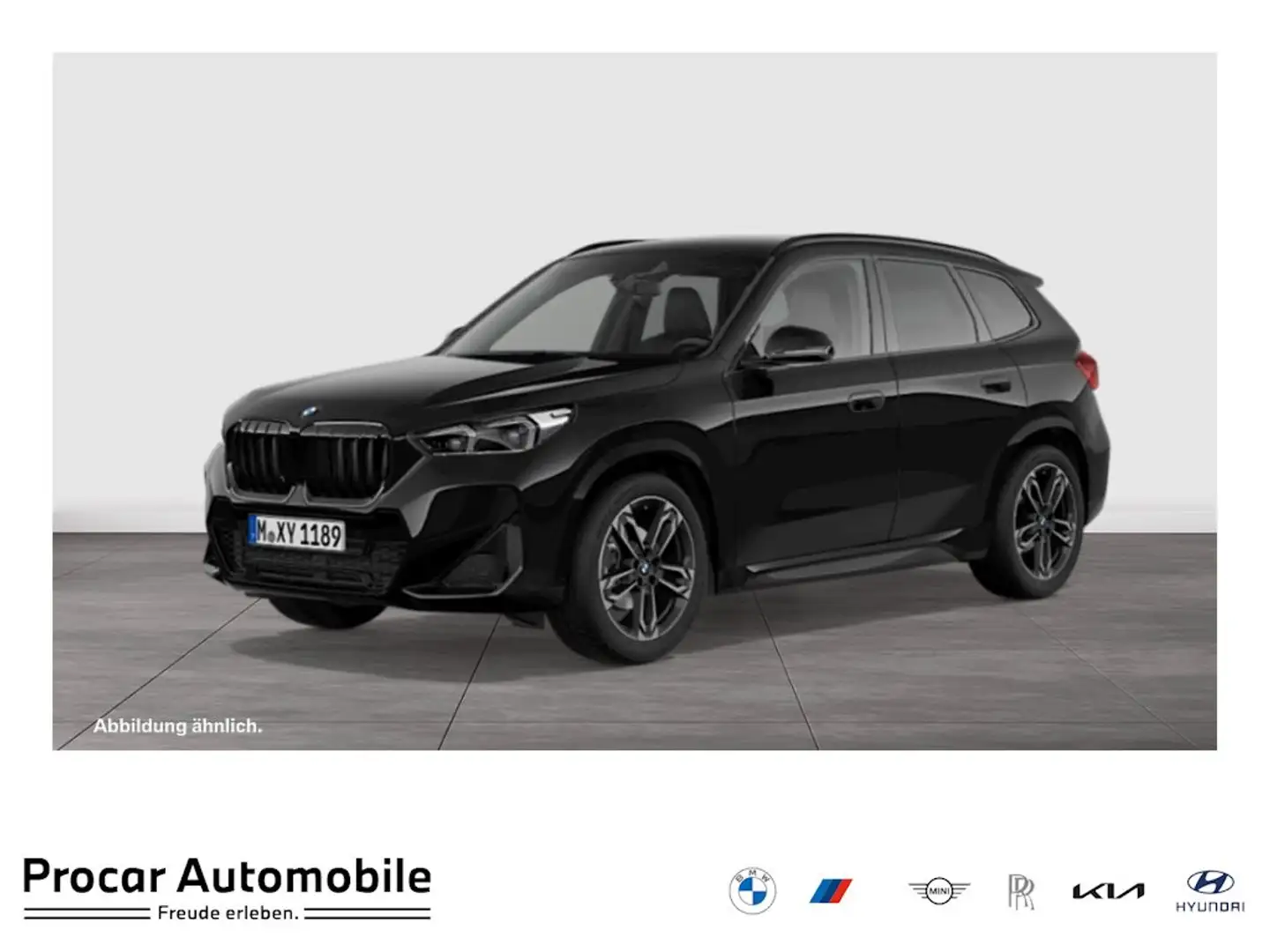 BMW X1 sDrive18d M Sport ACC AHK RFK NAVI LED DAB Noir - 1