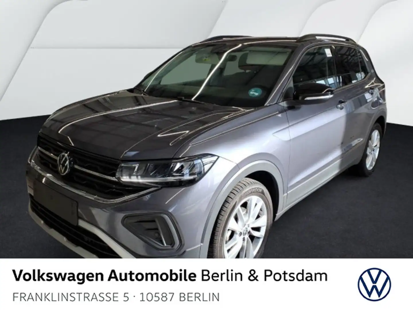 Volkswagen T-Cross 1.0 TSI Goal Navi LED Sitzhzg LaneAssist Gris - 1
