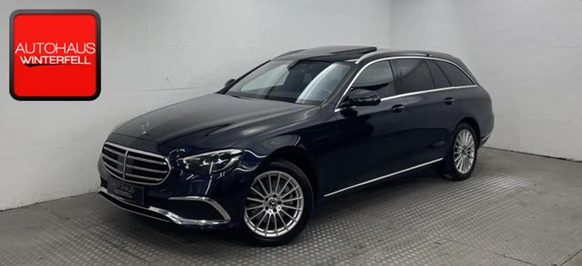 Mercedes-Benz E 300 d 4M T EXCLUSIVE ESD+AHK+MEMO+BURM+STANDHE Albastru - 1