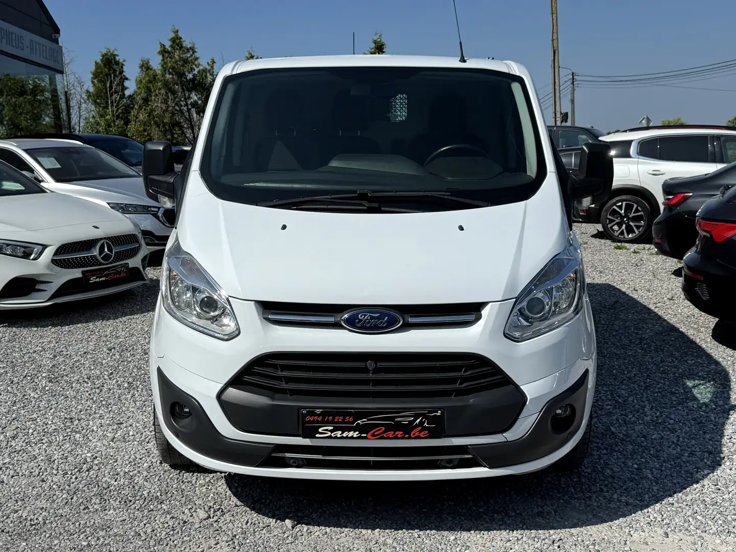Ford Transit Custom 2.0 TDCi L1H1 HTVA 11975€ /CLIM/PDC/3 PLACES Blanc - 2