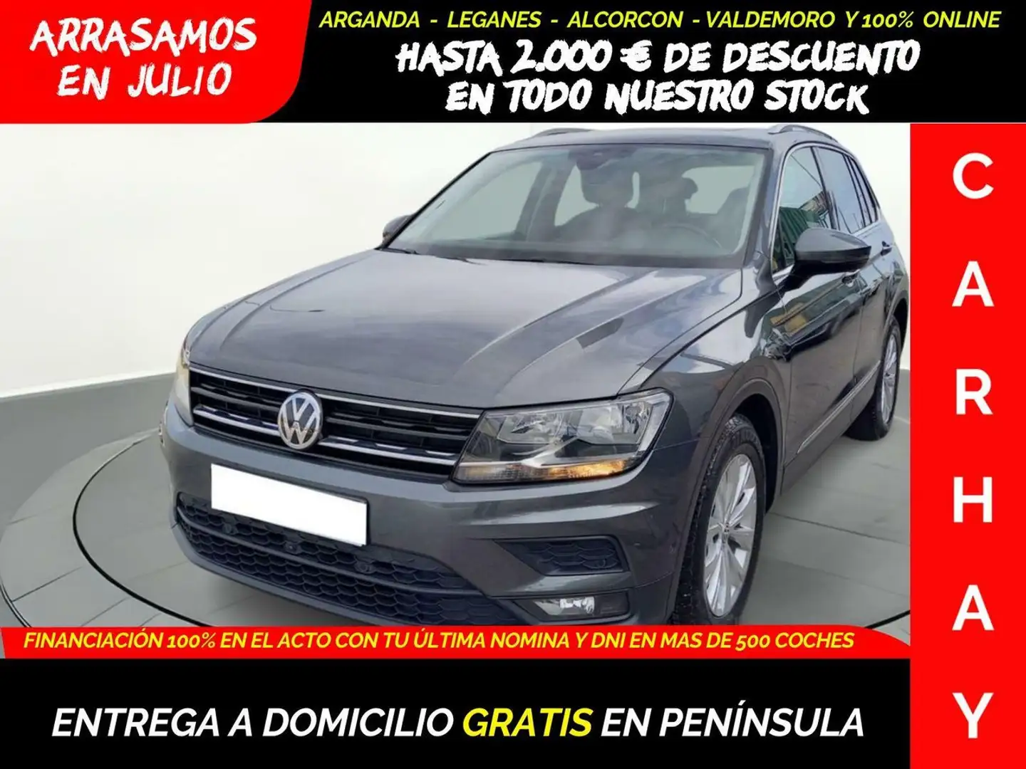 Volkswagen Tiguan 1.4 TSI COMFORTLINE BMT Gris - 1