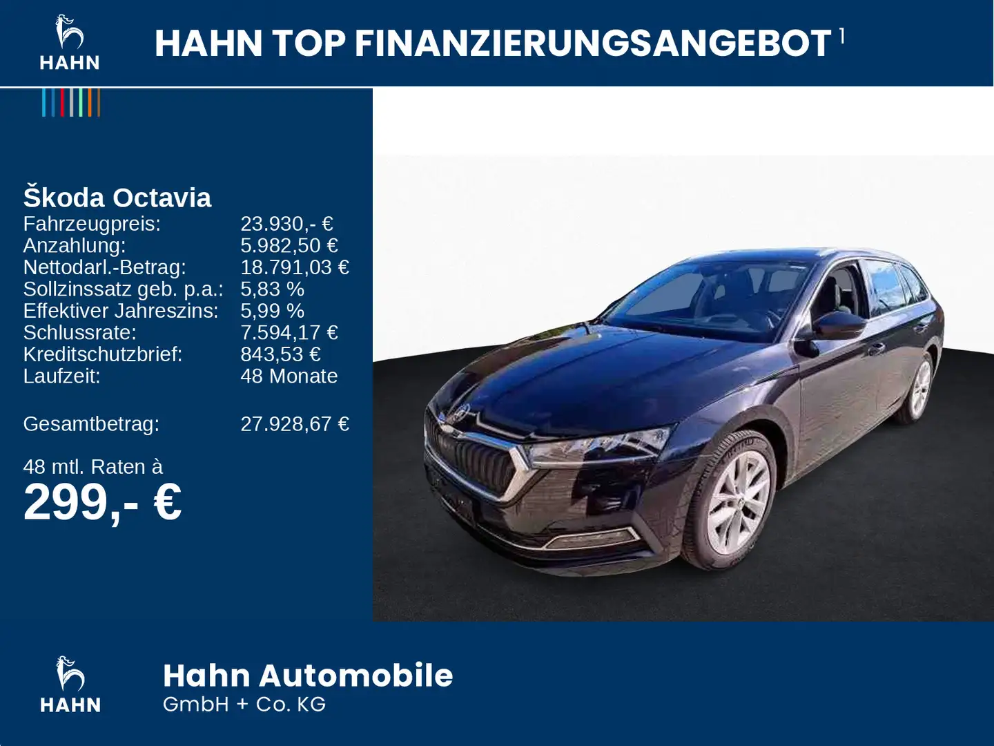 Skoda Octavia Combi 1.5 TSI DSG Style Standhzg PDC LED Schwarz - 2