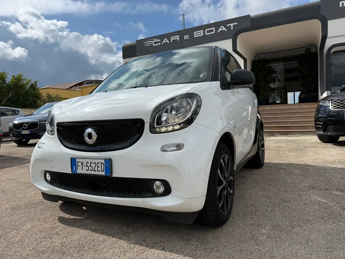 smart forTwo Fortwo III 2015 1.0 Prime 71cv twinamic my19 Blanc - 1