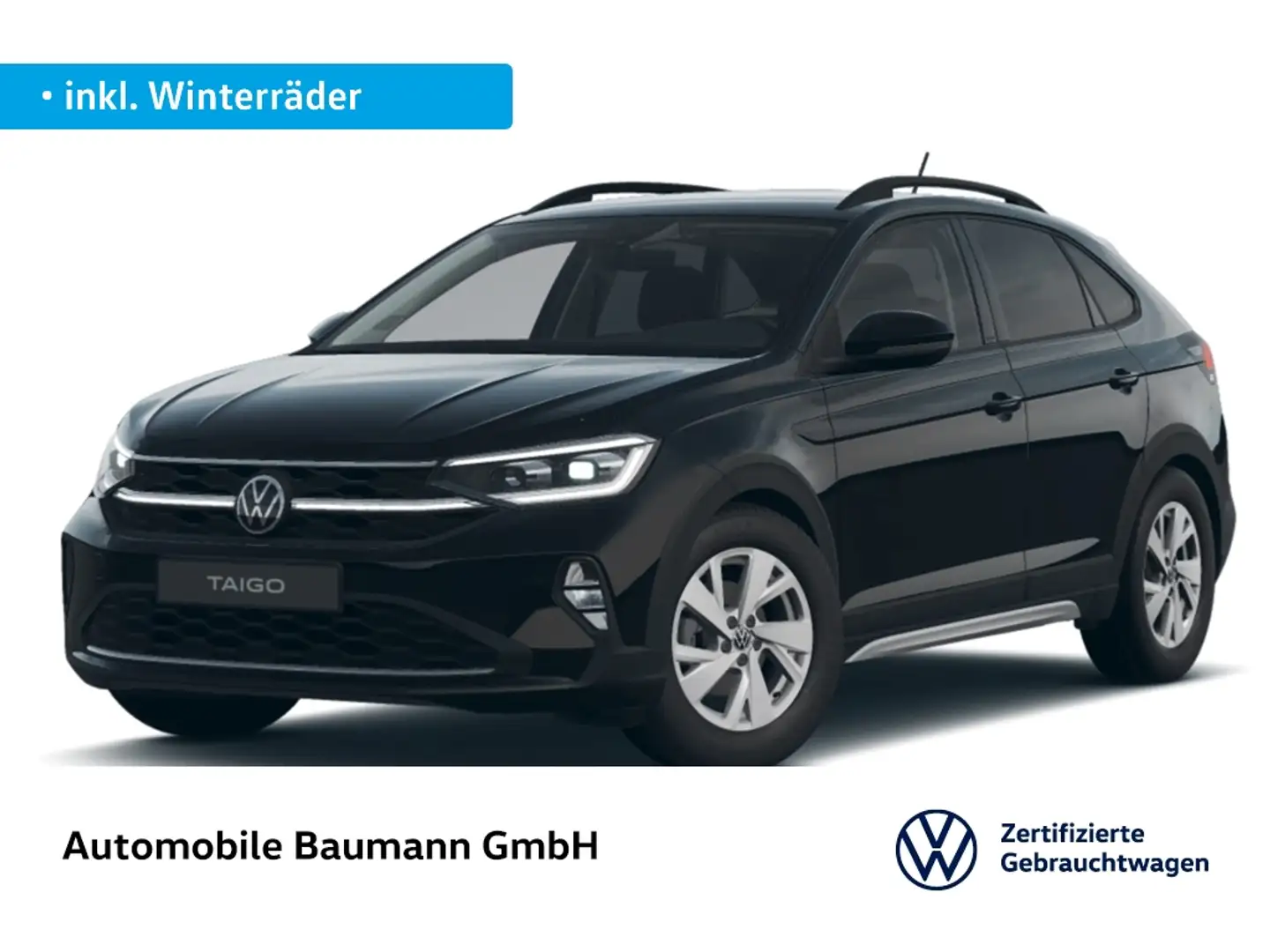 Volkswagen Taigo 1.0 TSI LIFE *MATRIX*PDC*KLIMA*SH* Schwarz - 1