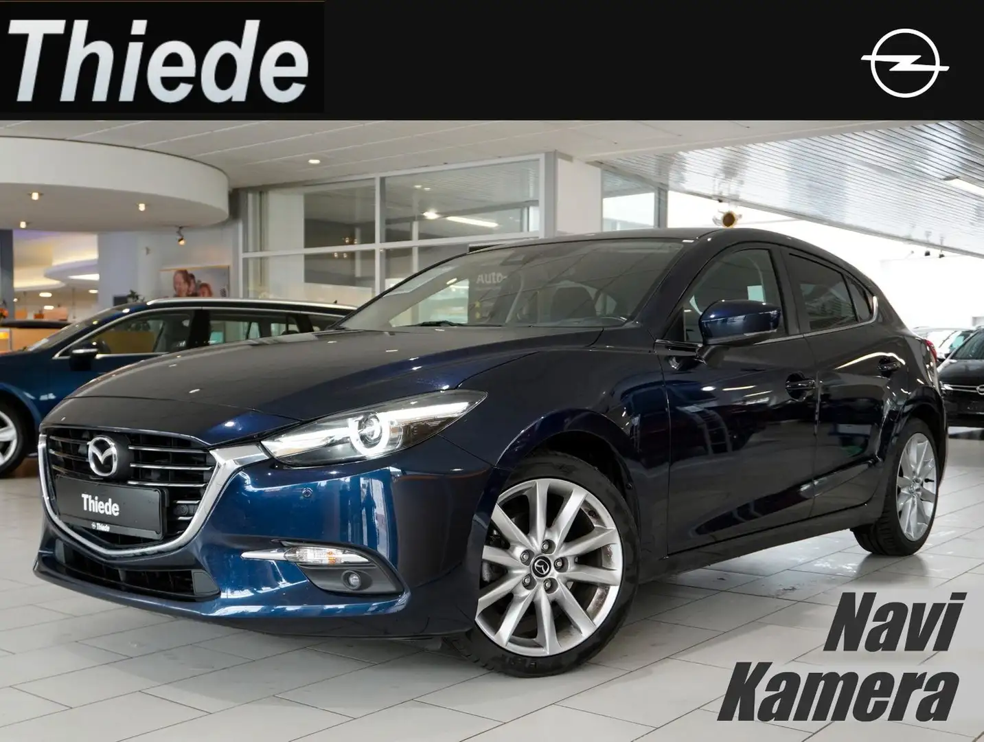 Mazda 3 Lim. 2.0T SPORTS-LINE NAVI/LED/KAMERA/BOSE/SHZ Bleu - 1