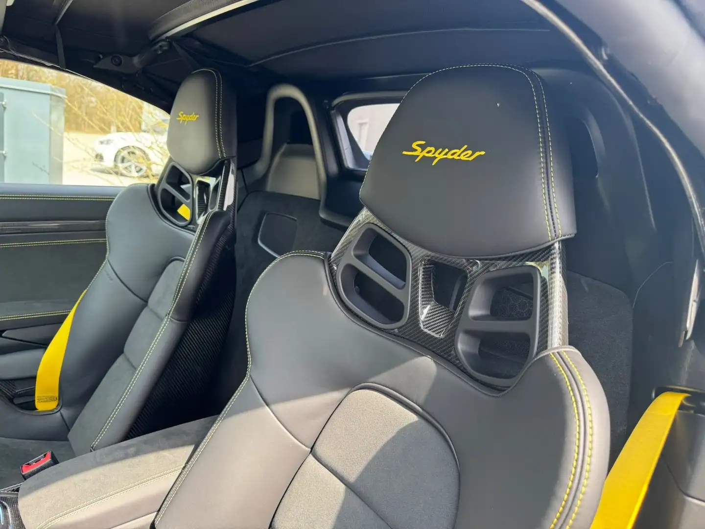 Porsche Boxster 718 Spyder, Vollschale, PDK, Approved, Service N Schwarz - 2