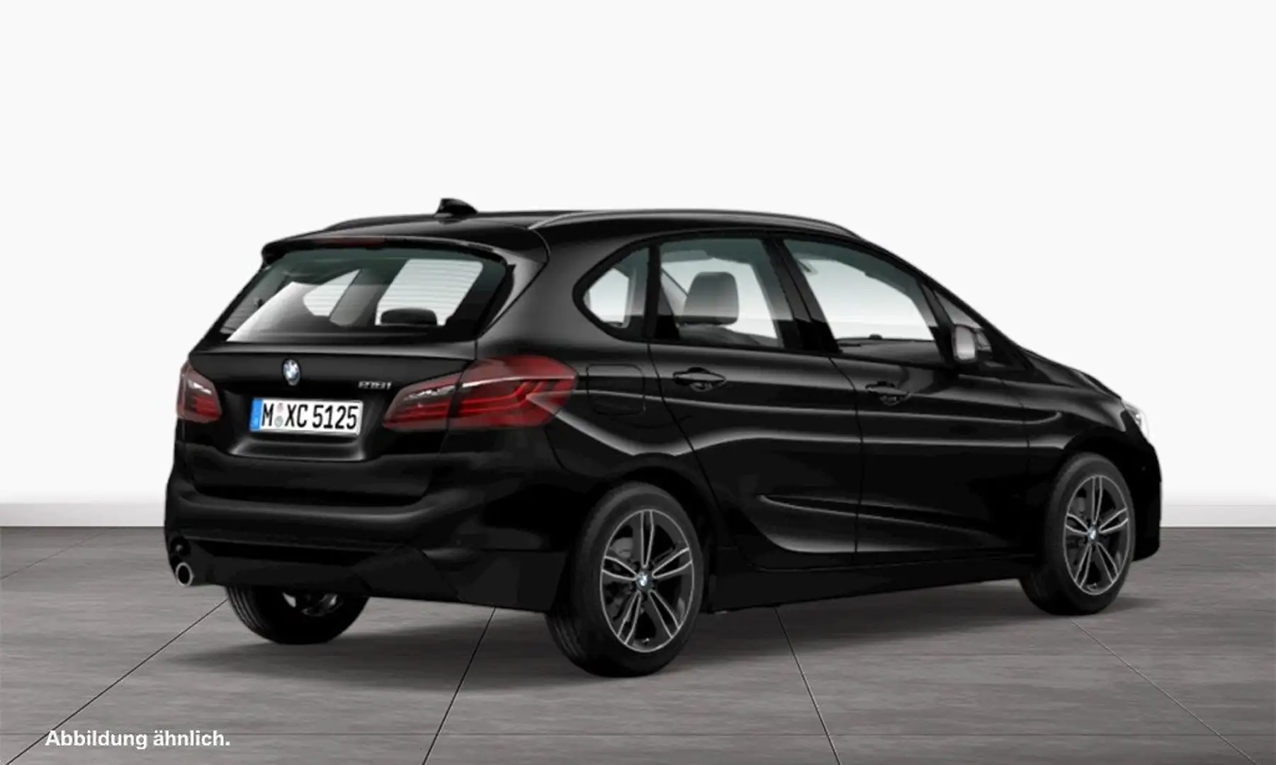BMW 218 i Active Tourer Sport Line LED Navi Tempomat Schwarz - 2