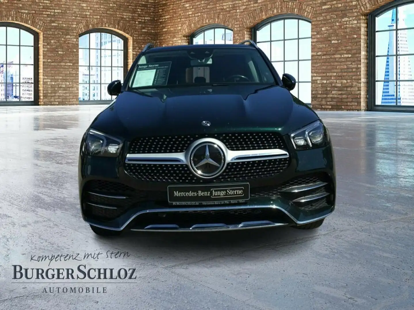 Mercedes-Benz GLE 400 d 4M AMG Pano STH ACC KeyLess Navi PDC Grün - 2
