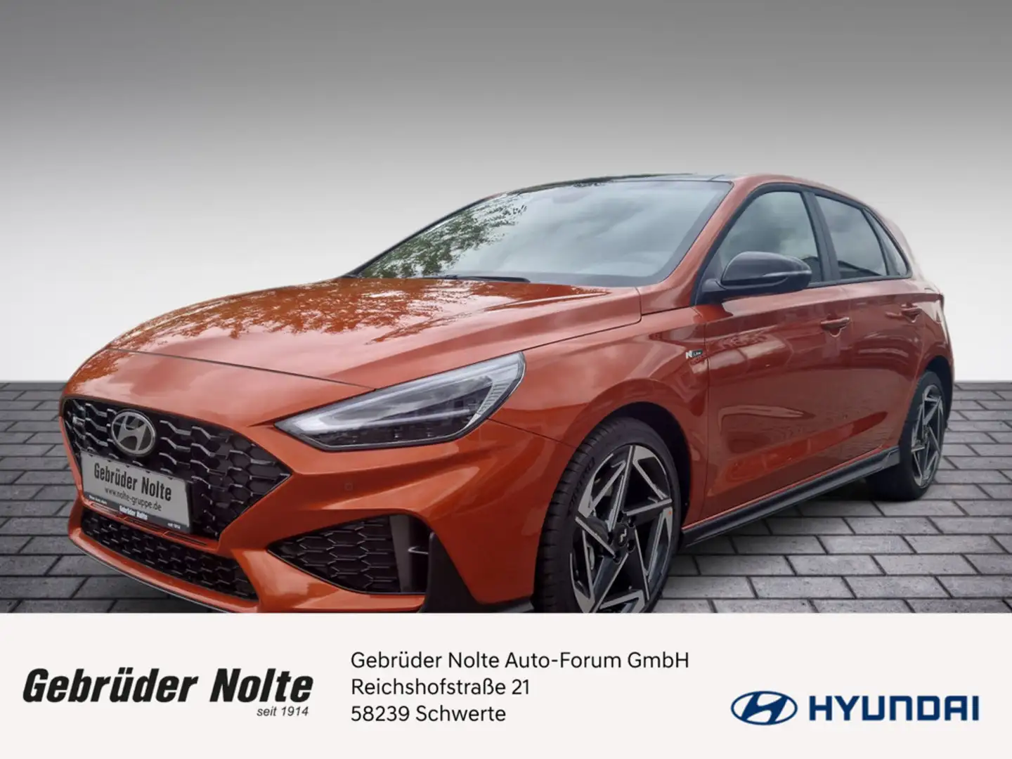 Hyundai i30 1.5 T-GDI N Line KAMERA NAVI ACC LED PANO Orange - 1