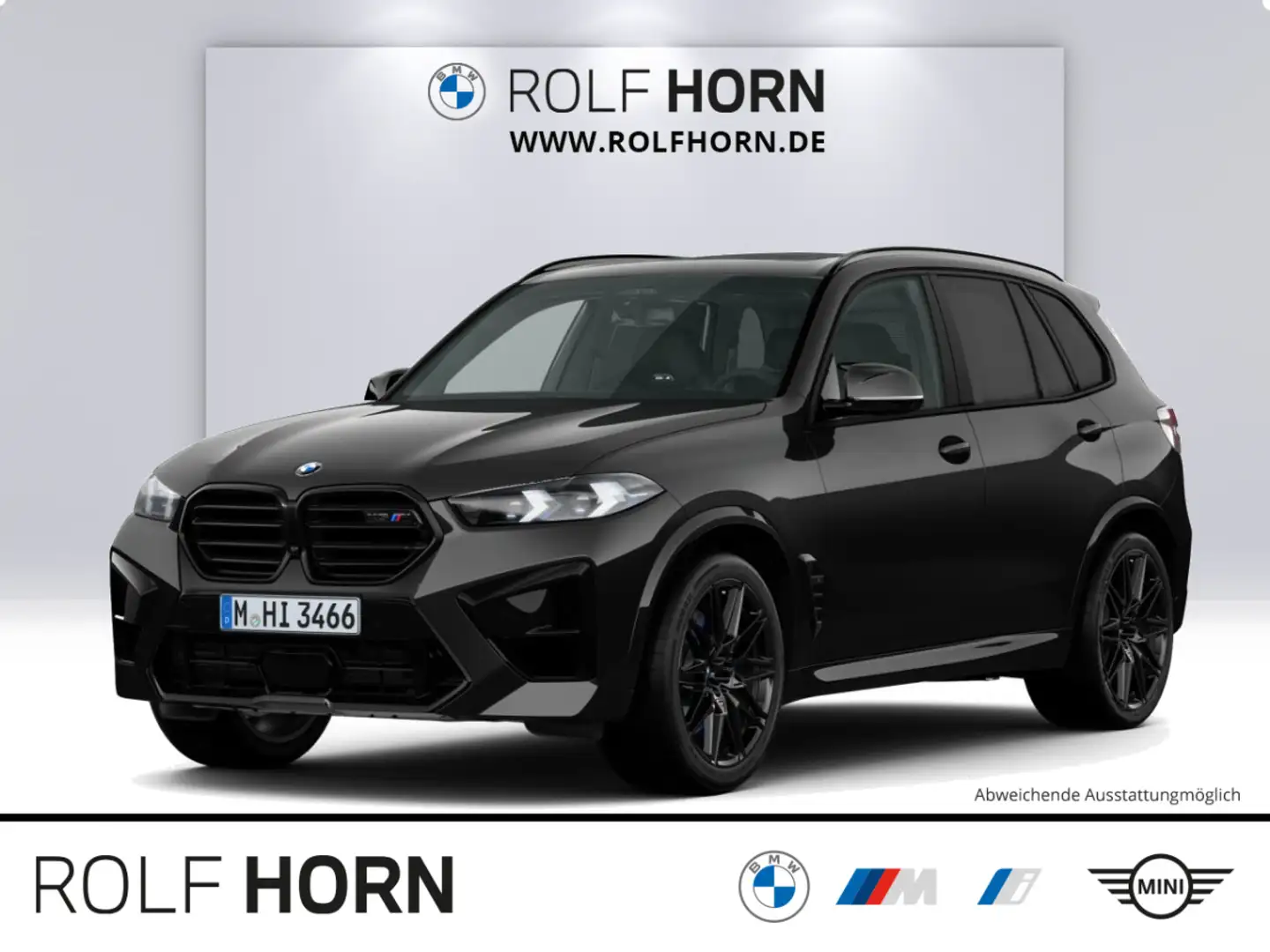 BMW X5 M Competition HUD AHK 360 Pano M Driversp. Černá - 1