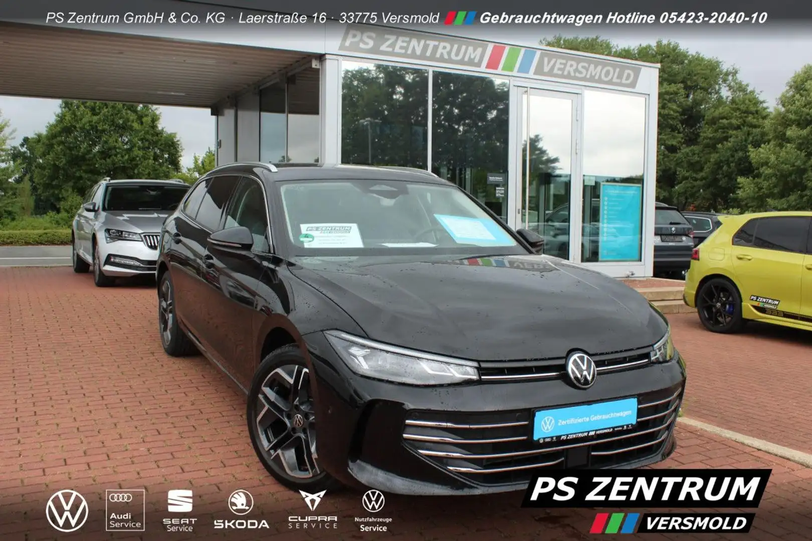 Volkswagen Passat Variant Passat 1.5 eTSI DSG Business AHK CAM NAVI LED Schwarz - 2