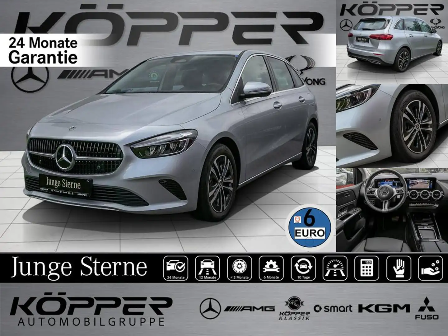 Mercedes-Benz B 220 d Progr. Advanced Silver Kamera Sitzhzg. Argintiu - 1