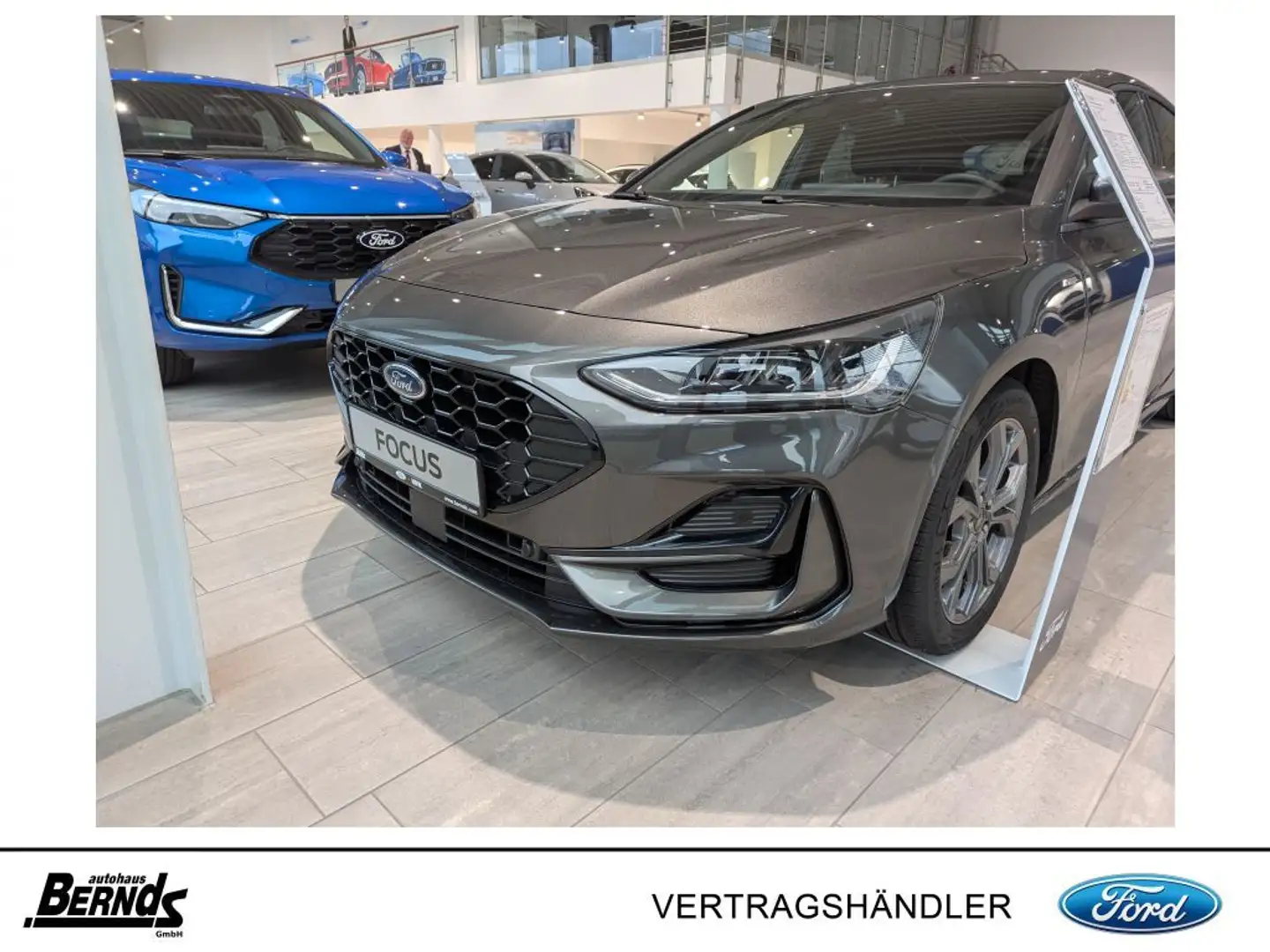 Ford Focus 1.0 EcoBoost Hybrid ST-LINE ALU KLIMA KAMERA Grijs - 2
