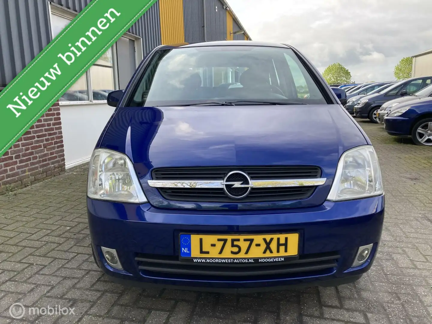 Opel Meriva 1.6-16V Essentia AUTOMAAT! Blauw - 2
