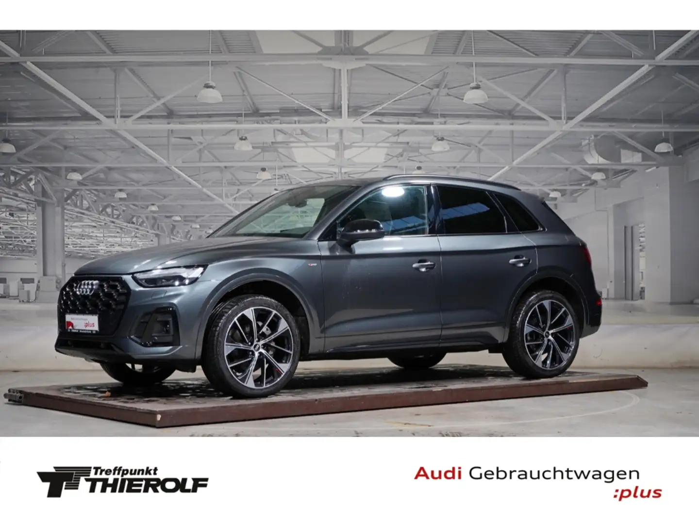 Audi Q5 S line 45 TFSI quattro AHK Pano 21 Zoll Navigat Grau - 1