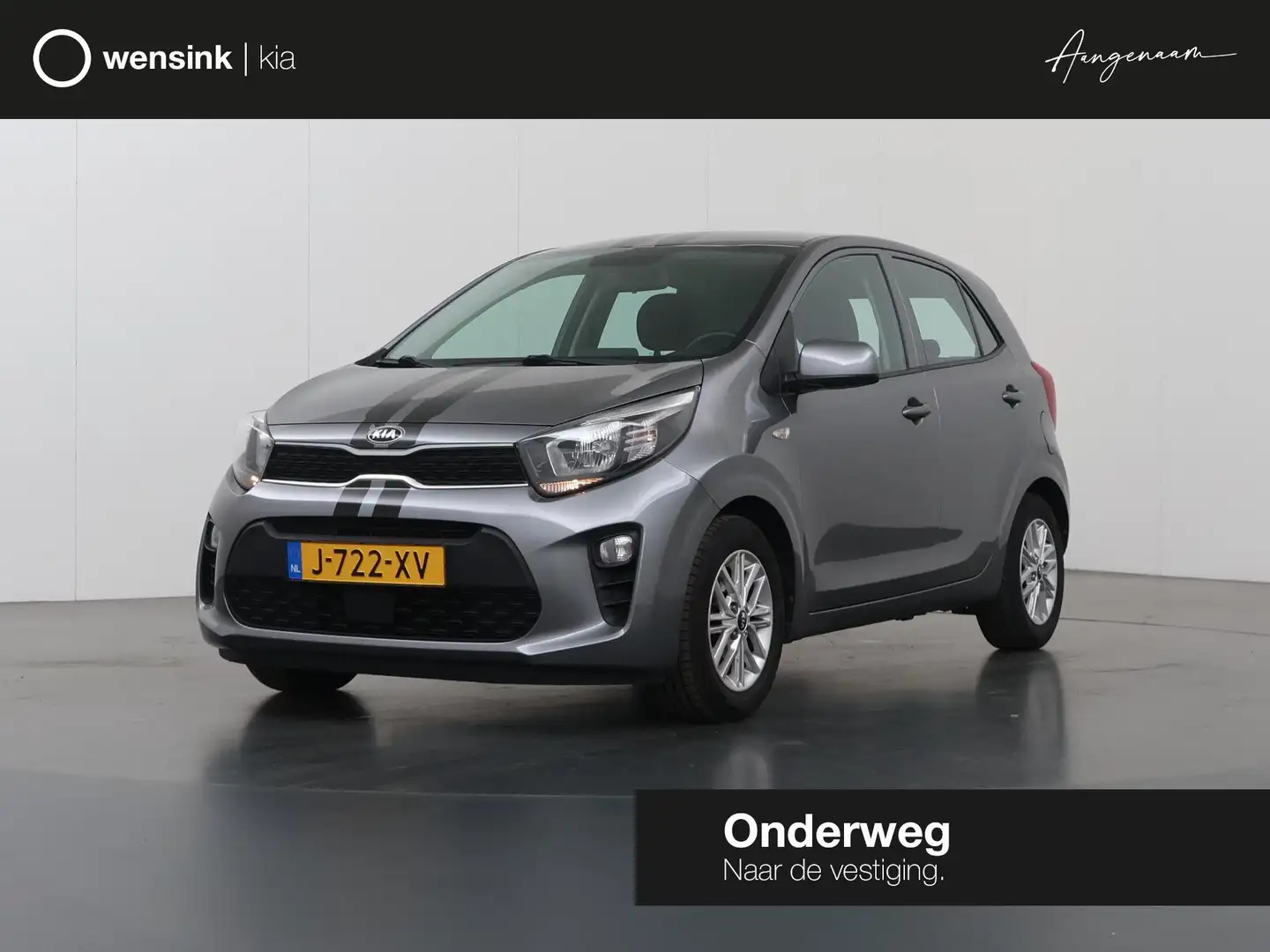 Kia Picanto 1.0 DPi DynamicLine | Parkeercamera | Bluetooth | Gris - 1
