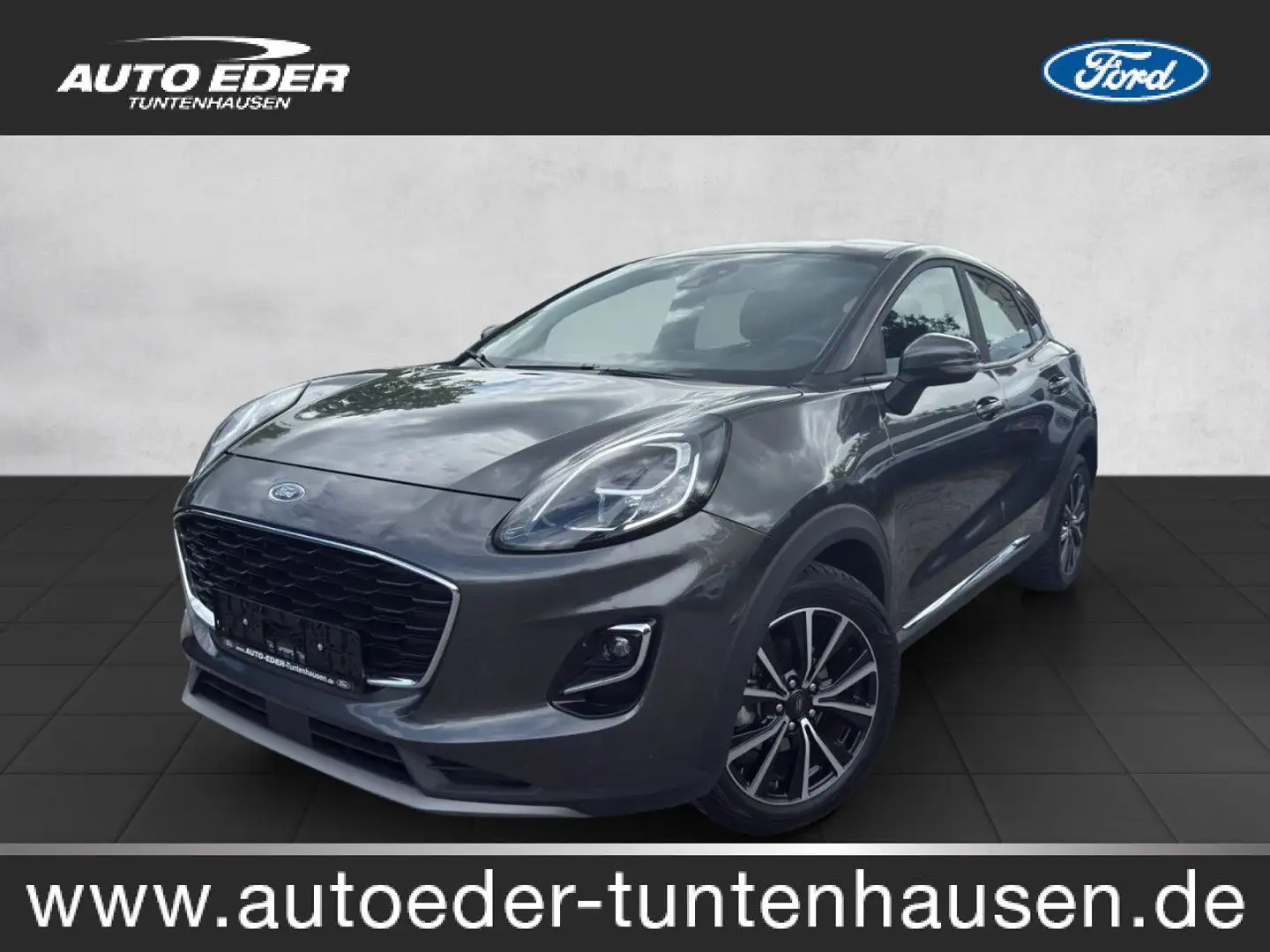 Ford Puma Titanium Bluetooth Navi LED Klima el. Fenster Grijs - 1