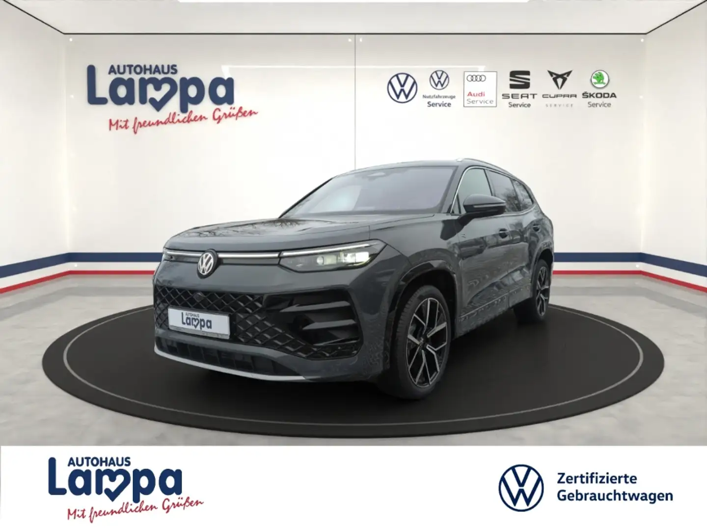 Volkswagen Tayron R-Line 2.0 TDI DSG AHK,NAV,Pano,HZG,Matrix-LED Grau - 1