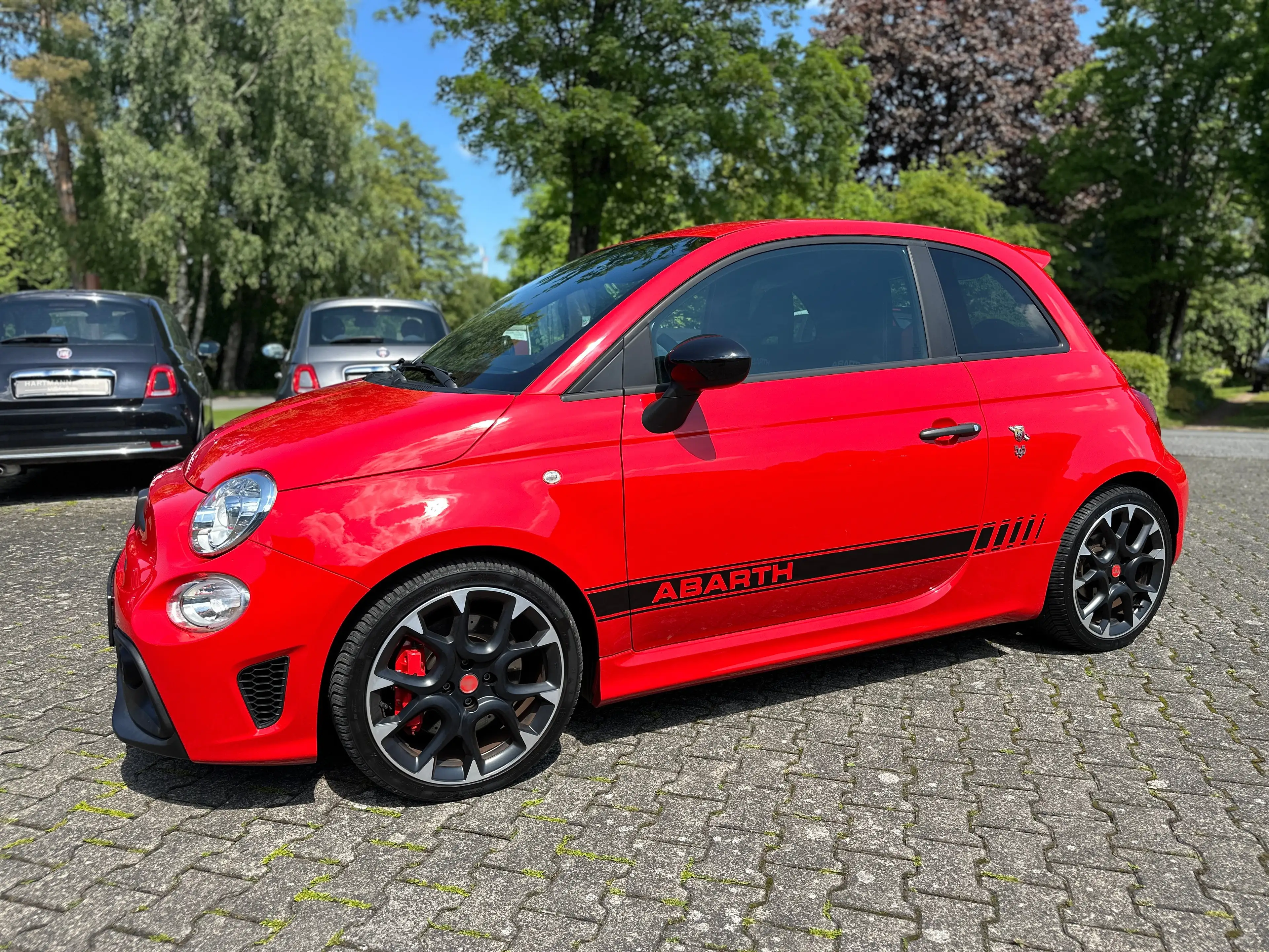 Abarth 500 595 Competizione im schicken "Abarth Rot" Vorlauf!