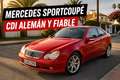 Mercedes-Benz C 200 Sportcoupé CDI Rojo - thumbnail 1