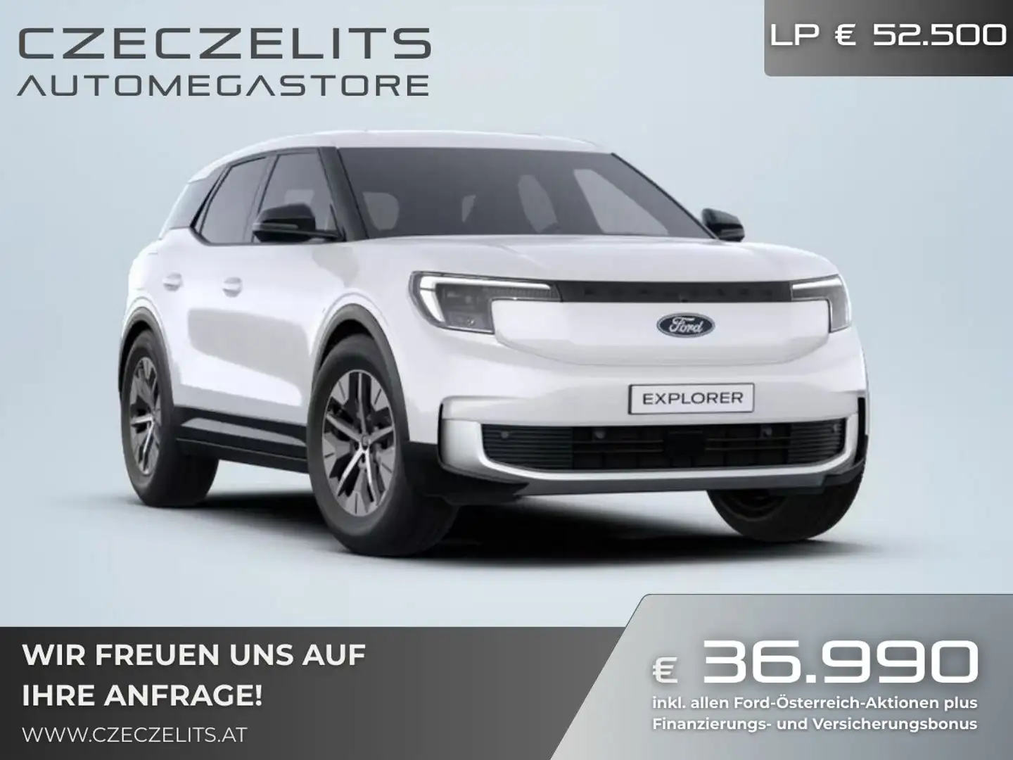 Ford Explorer Elektro 77kWh Select *Bestellfahrzeug* JF Weiß - 1