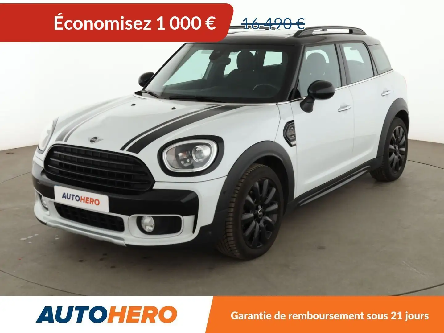 MINI Cooper D Countryman Cooper D Edition Longstone BVA8 Blanc - 1
