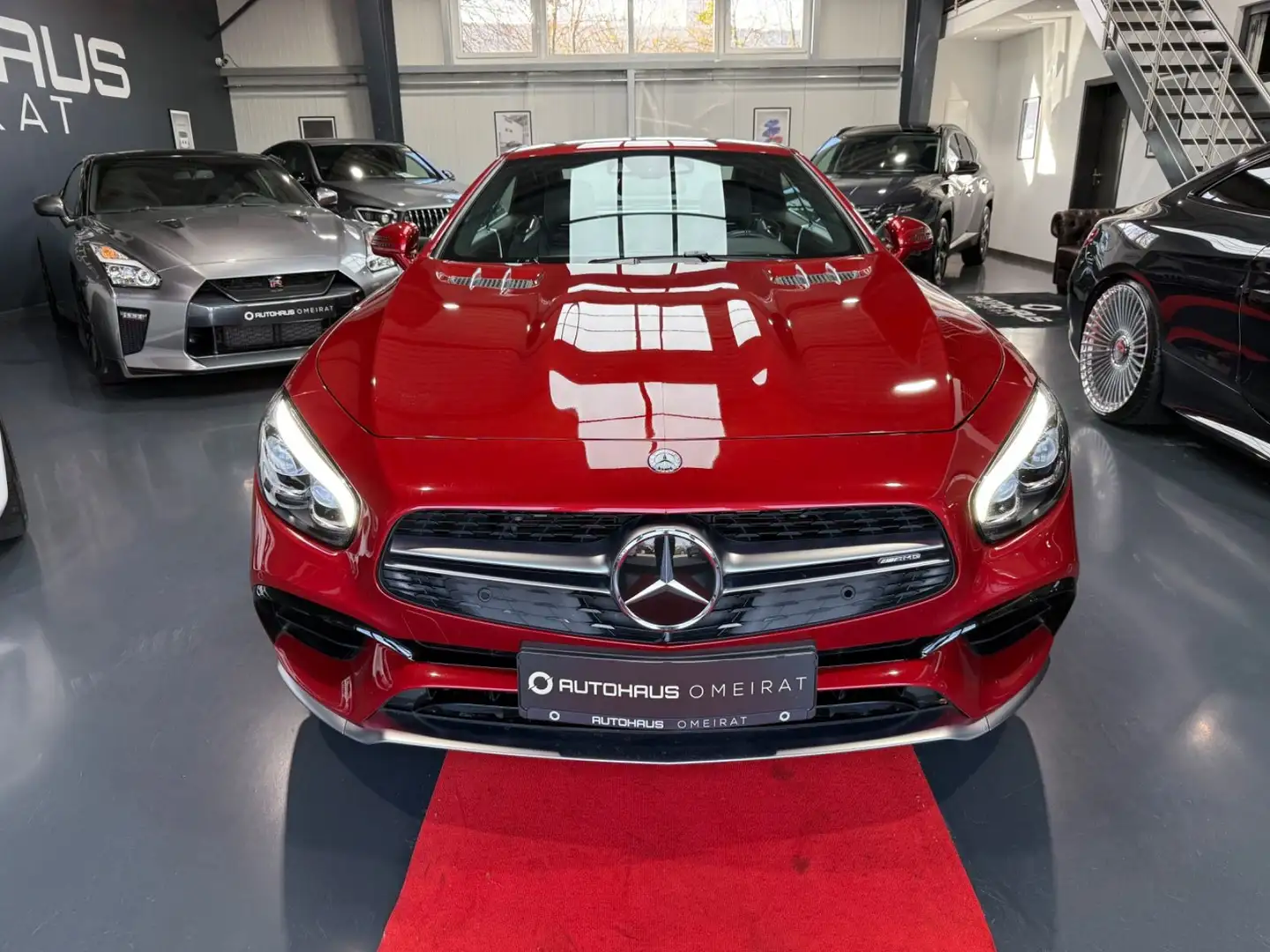 Mercedes-Benz SL 63 AMG Keramik/MagicSky/H&K/Distronic/Carbon Rojo - 2