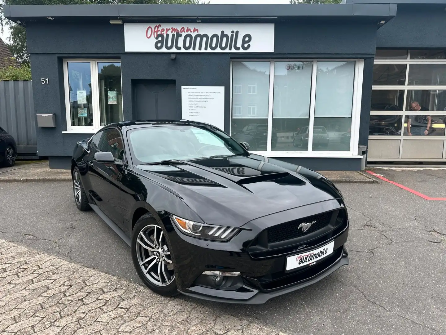 Ford Mustang *2,3*SHZ*Sitzlüft*Tempomat*Garantie*Mem crna - 1