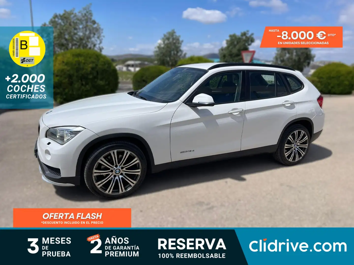 BMW X1 sDrive 18dA Blanco - 1