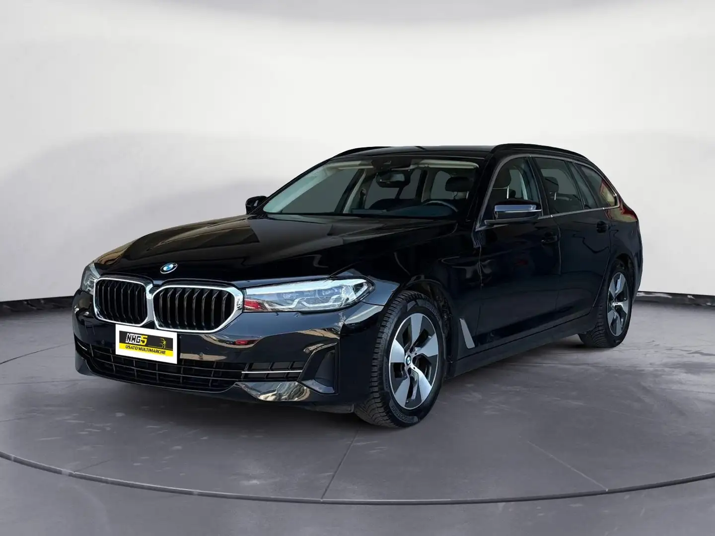 BMW 520 520d aut. Touring Business Schwarz - 2