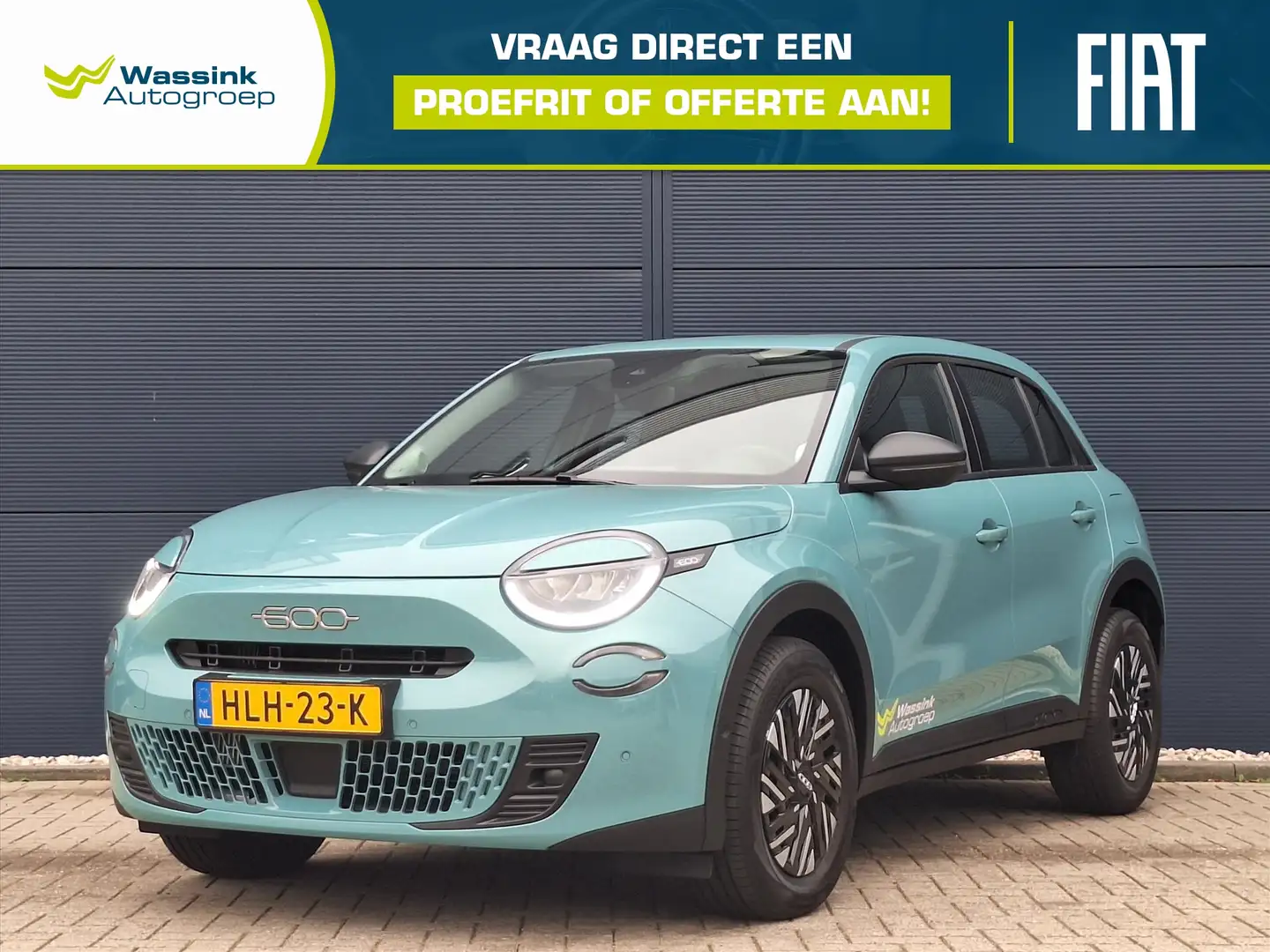 Fiat 600 1.2 Hybrid Turbo Charged 100pk Automaat Urban DEMO Blauw - 1