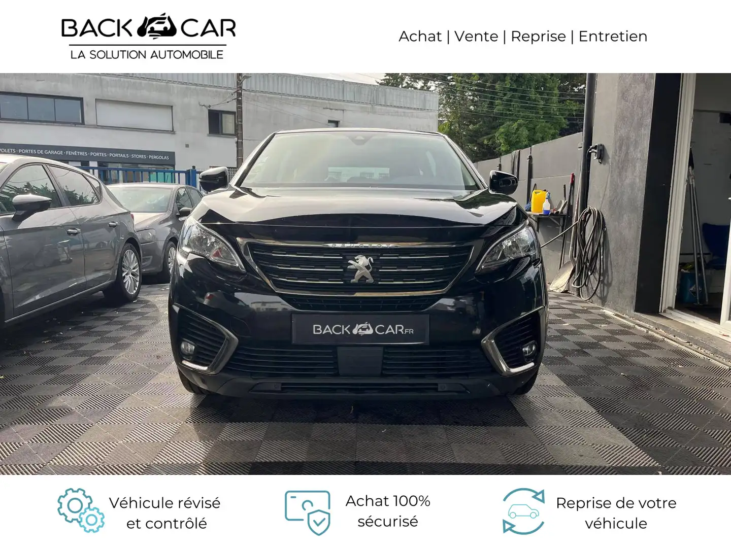 Peugeot 5008 1.5 BlueHDi 130ch S\u0026amp;S BVM6 Allure Business Zwart - 2