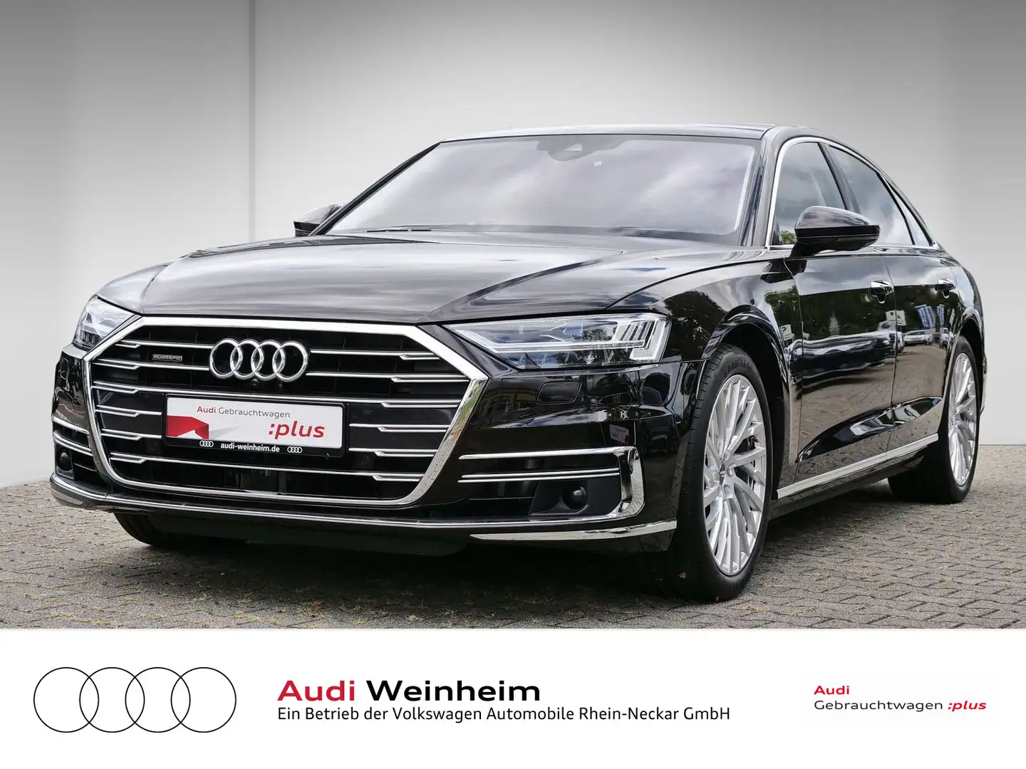 Audi A8 50 TDI quattro Pano Sport Tech Wärme Stadt Pa Schwarz - 2