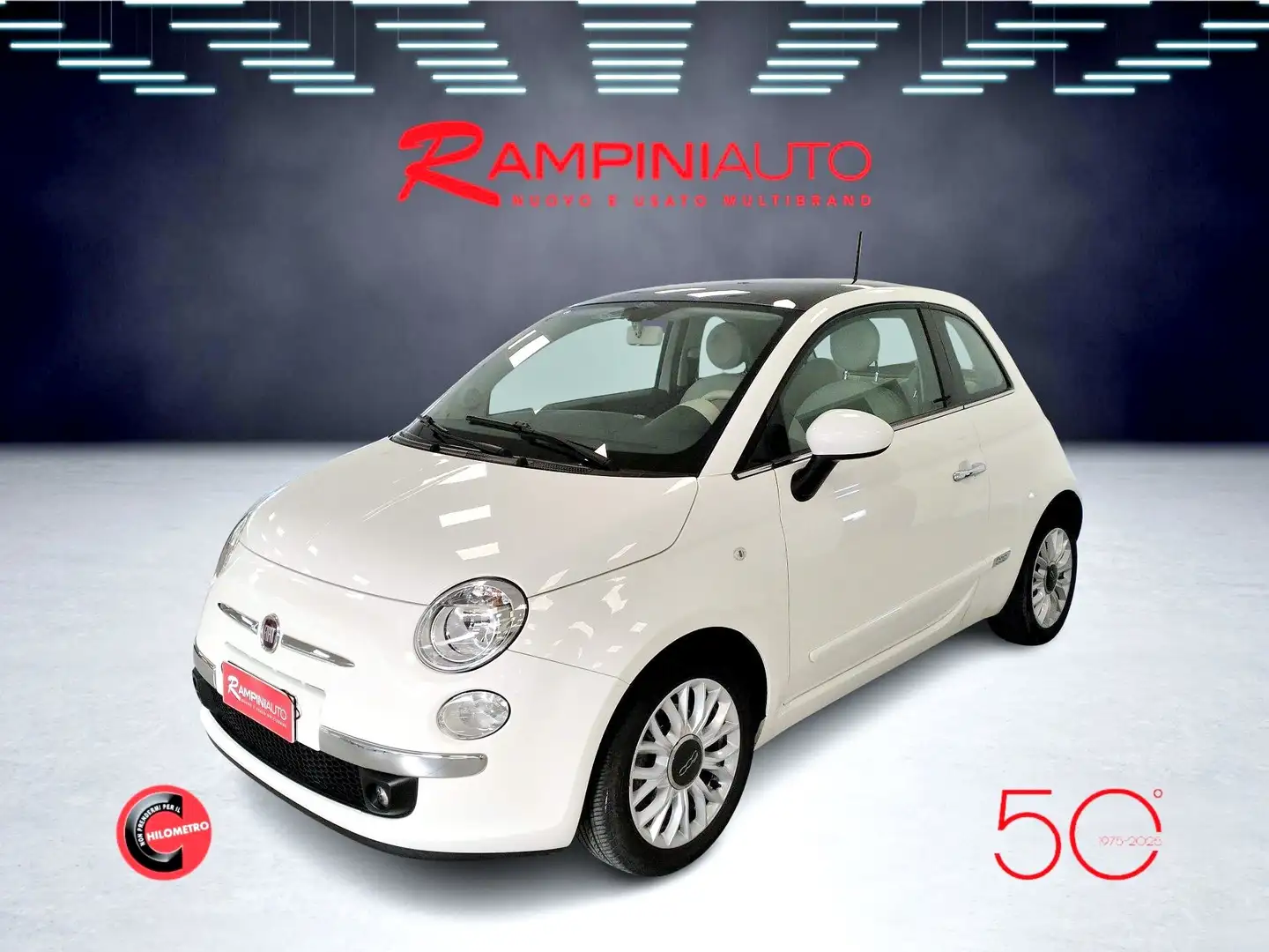 Fiat 500 1.3 Multijet 95 CV Ok Neopatentati Pronta Consegna Bianco - 1