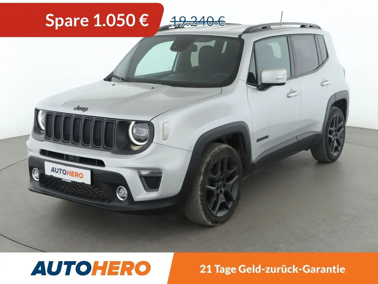 Jeep Renegade 1.6 M-Jet Limited FWD *NAVI*PDC*SHZ*TEMPO* Silber - 1