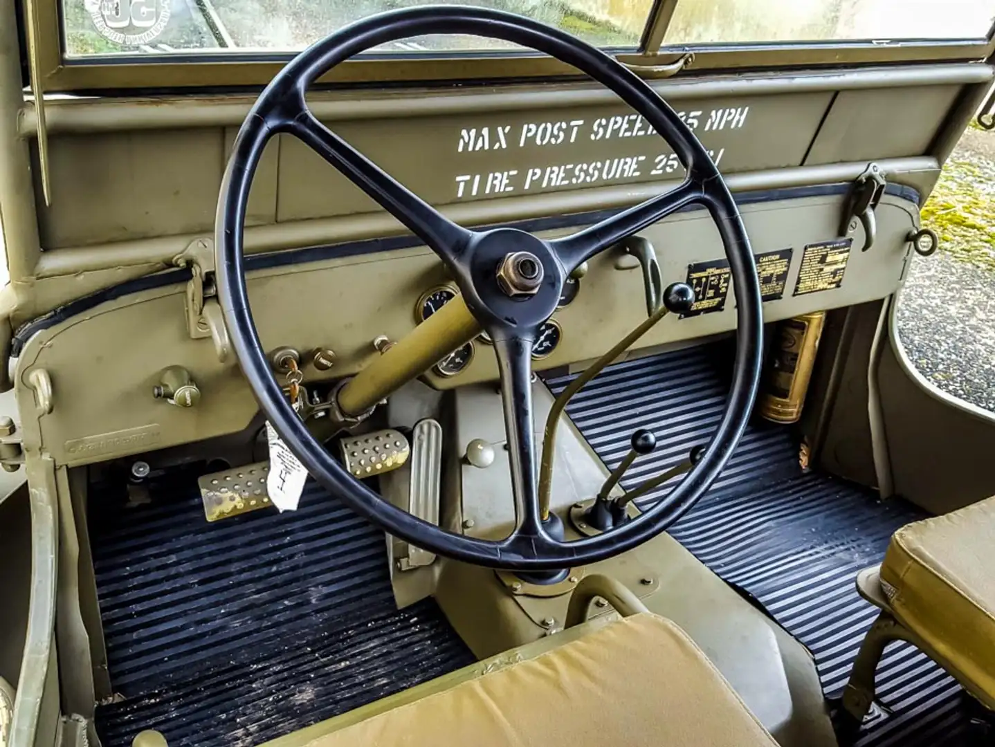 Jeep Willys SLAT GRILL Grün - 1