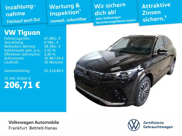 Volkswagen Tiguan R Line 4Motion 2.0TDI DSG AHK PANO HuD HK